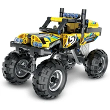 Technic Series Jeep Monster Truck Motorcycle Building Blocks Bricks Toys Educational Construction Block Car For Kids цена Technic Series Jeep Monster Truck Motorcycle Building Blocks Bricks Toys Educational Construction Block Car For Kids цены онлайн