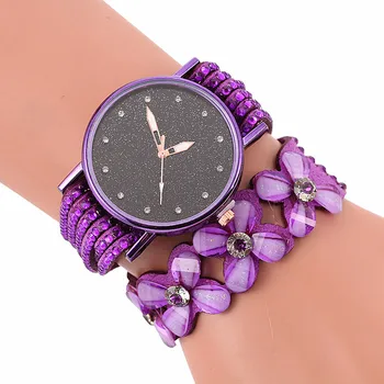 

2020 New Arrival Fashion Star Watch Korean Velvet Watchband Around The Circle Of Women Watches Full Of Diamonds Wholesale