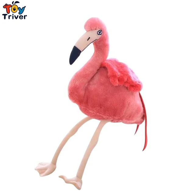 30cm Simulation Flamingos Plush Flamingo Doll Wildlife Bird Stuffed Toy