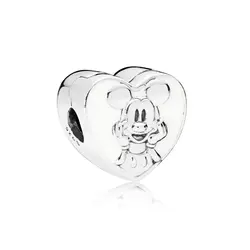 Новые 100% Серебро 925 пробы 1:1 Heart-Shaped предохранительный зажим женские украшения подходит оригинальный 797169EN12 винтажные клипсы