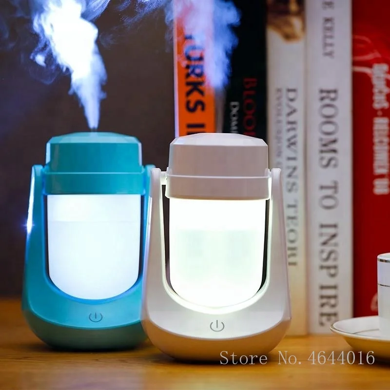 

120ml Air Humidifier USB Ultrasonic Humidifier Mini Aroma Diffuser Air Purifier LED Light Humidificador for Home Car Mist Fogger