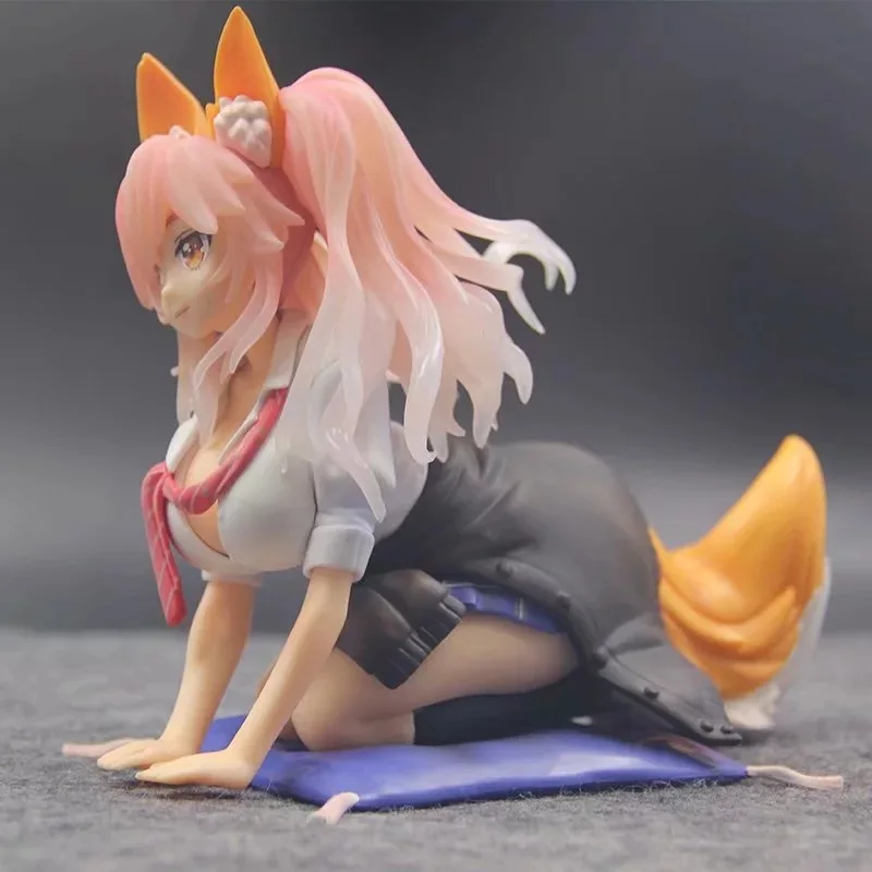 

14cm Anime Fate Extella Servant Caster Tamamo no Mae School Uniform Ver. Sexy PVC Action Figure Collectible Model Toys Gift