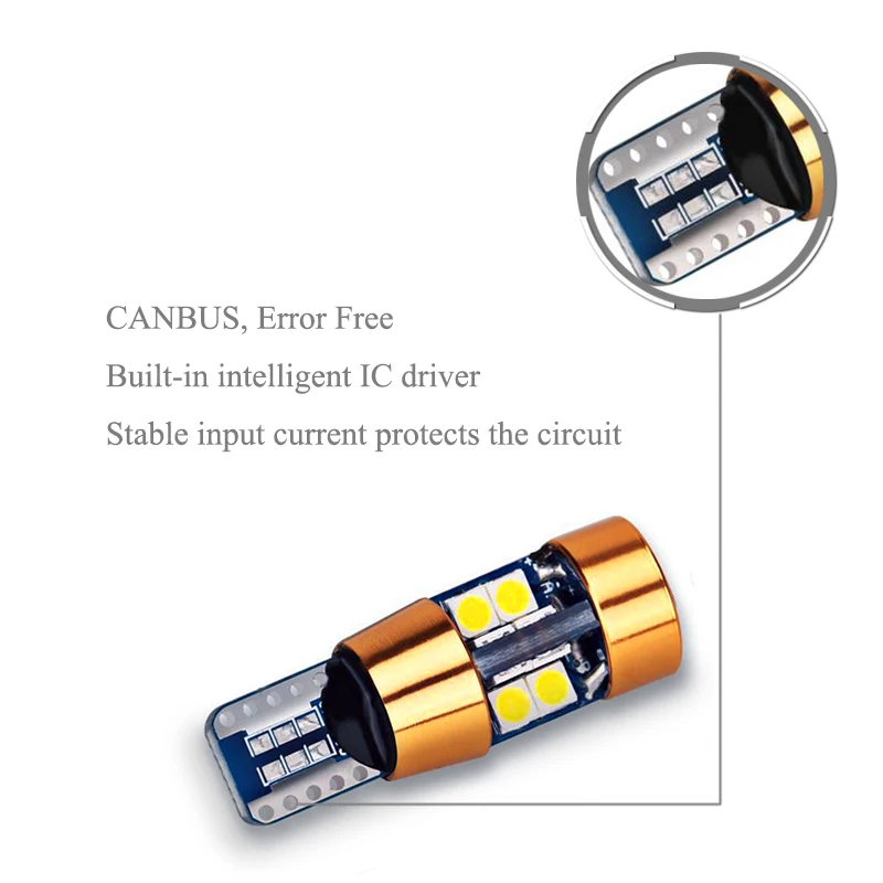 BOAOSI 10x Автомобильный светодиодный T10 194 W5W Canbus 19 SMD 3030 без ошибок T10 светодиодный лампочка для парковки авто универсальные лампы для чтения 12 В