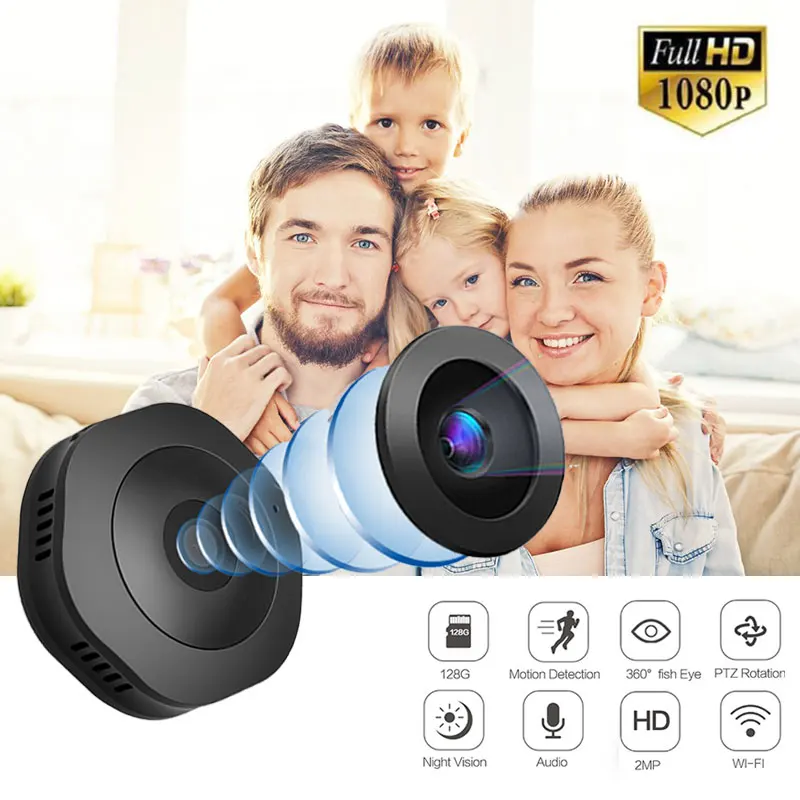 H6 wireless 1080P WIFI camera HD night vision camera Portable home