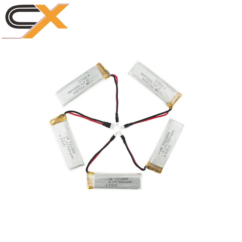 Lipo 3.7 В 550 мАч 5 шт. Батарея для WLtoys V977 V930 вертолет Drone запасные части jjrc H37 Батарея|lipo