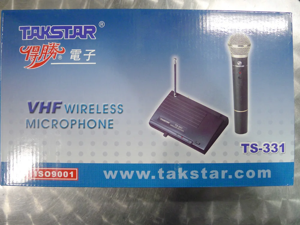 DIY караоке Бренд Takstar VHF TS-331 беспроводной микрофон Система динамический беспроводной микрофон Бутик Горячая Распродажа