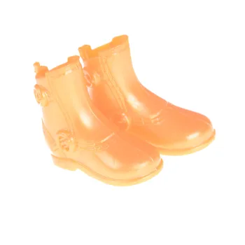 

Orange Color 1Pairs/lot Male Short Boots For Monster Dolls 12'' Ken Casual Shoes Orange Color Toy Doll Accessories High Quality