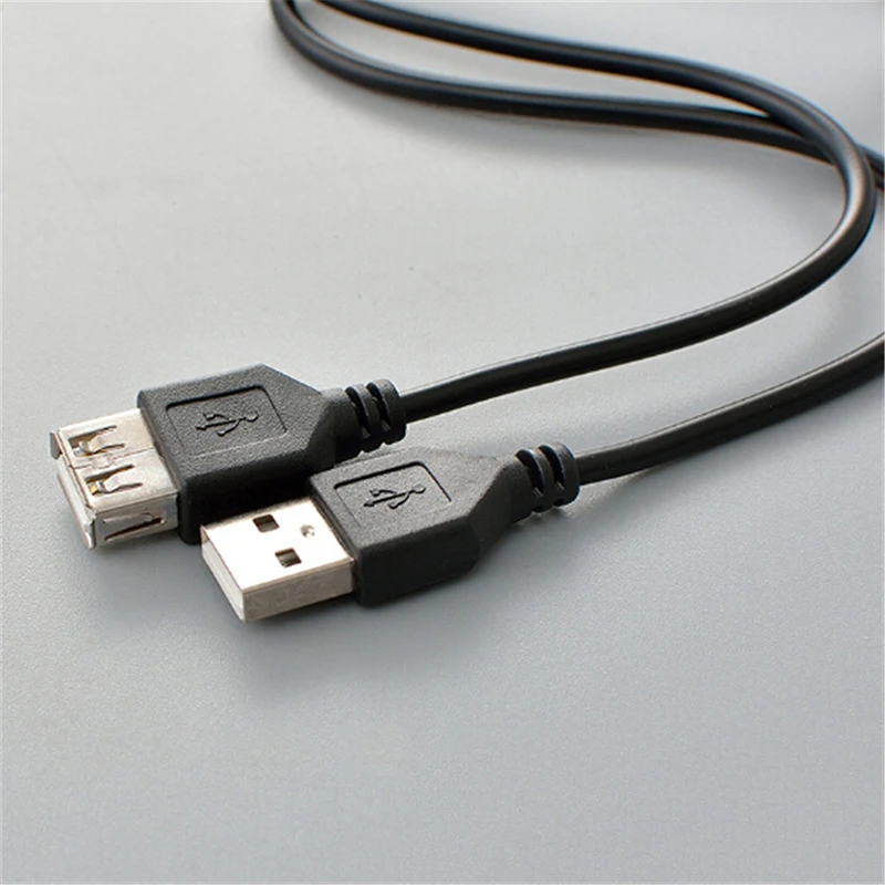 Высокоскоростной usb-удлинитель для зарядки и передачи данных 1,5 м черный USB 2,0 A к мужскому женскому удлинительному кабелю(только Удлинительный кабель