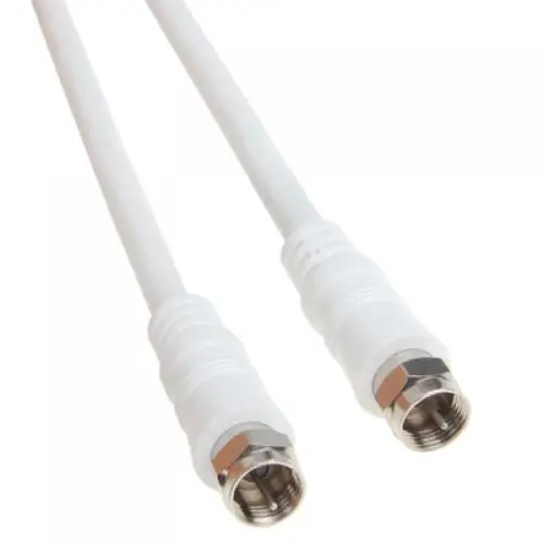 6.7 Ft Coaxial TV Antenna Cable Whitein TV Antenna from Consumer