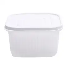 Портативный размер для дома, кухни, герметичный контейнер для слива фруктов, свежие контейнеры, ящик для хранения продуктов, холодильник, кухонные принадлежности