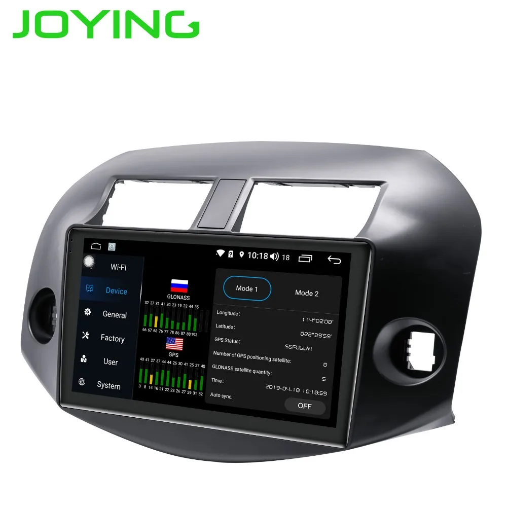 Top JOYING Android 8.1 4GB+64GB Octa Core support 4G stereo one din car radio player Voice Command IPS FOR Toyota RAV4 2007-2011 HD 2