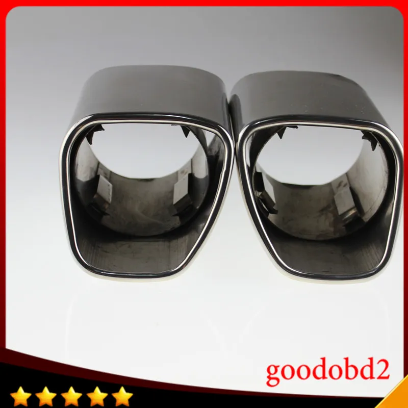 Silenciador de Escape em Aço Tubo de Escape do Carro Pipes da Cauda do Carro Ponta Inoxidável Silenciador Cauda Pipes Fit For Volvo Xc90 Xc60 Auto Acessórios 10 High Quality Automóveis e motos
