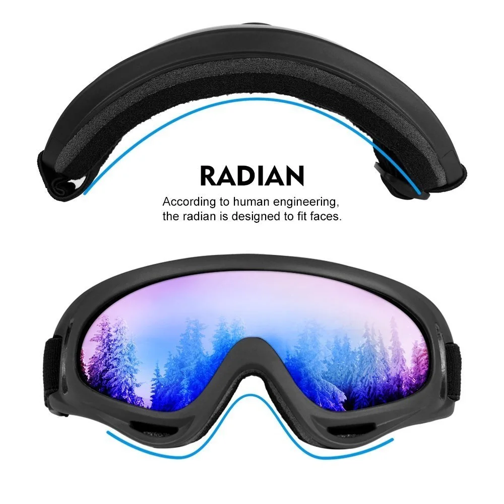 الشتاء Ski نظارات للرجال النساء UV400 يندبروف النظارات الشمسية الرياضة CS الادسنس نظارات التزلج الثلج مكافحة عدسات الضباب