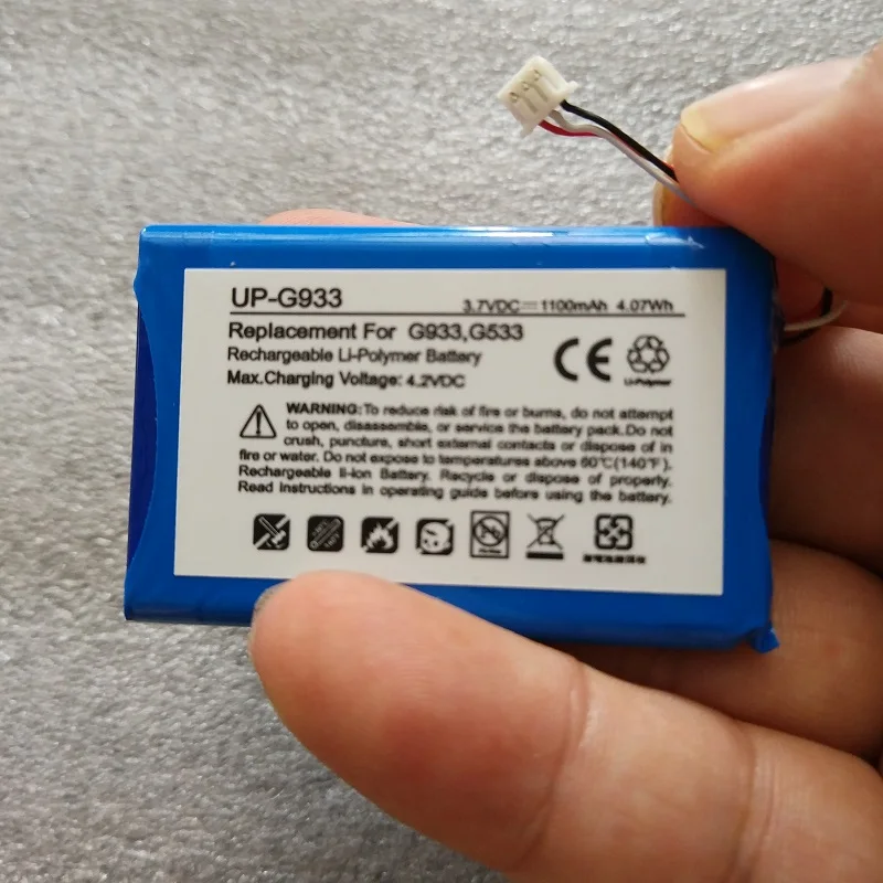 3.7v Battery G933 Artemis Spectrum G533 Earphone Li-polymer Rechargeable Accumulator Replacement 533-000132 - Digital - AliExpress
