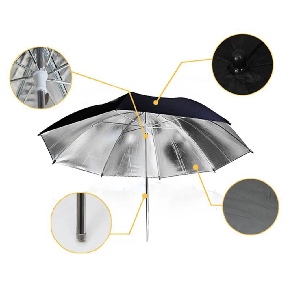 Black&Silver Reflector Umbrella (10)