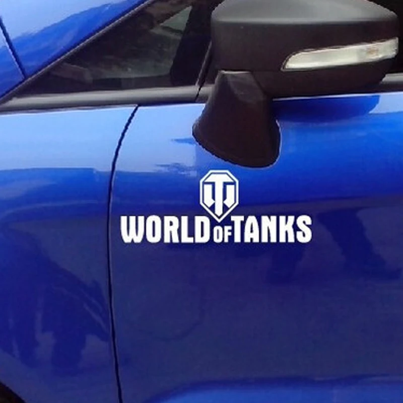 (50 pieces /lot) Wholesale Car Styling World Of Tanks vinyl stickers