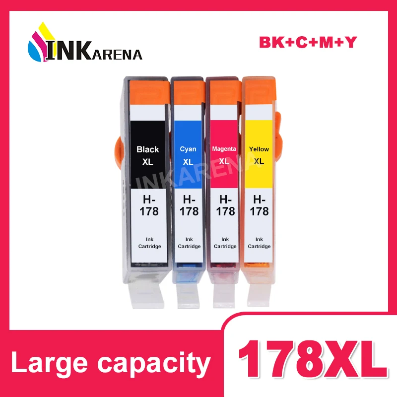 INKARENA чернильный картридж Замена для HP 178 картриджей Photosmart 7510 7515 5515 4620 B109a B209 B210 3070A