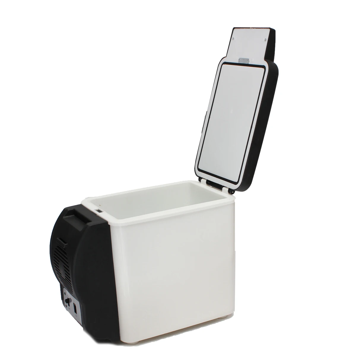 6L Car Refrigerator Portable Vehicle Fridge Electric Cool Box Cooling And Warming Dual-purpose Kitchen Household White 12V DC