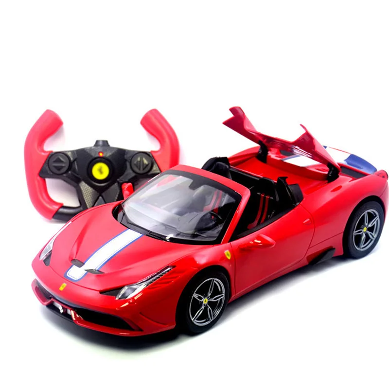 Здесь продается  1:14 Remote Control Car for Ferra 458 Speciale A Roadster Luxury Convertible RC Car Model Adult Toy for Boy Kid Birthday Gift  Игрушки и Хобби