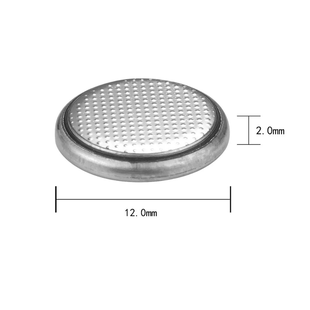 10 шт./2 упаковки CR1220 кнопочные батареи DL1220 BR1220 LM1220 ячейка монета литиевая батарея 3 в CR 1220 для часов Электронные игрушки дистанционного управления