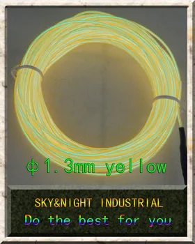 

el neon light 1.3mm-50m yellow+220v inverter+free shipping+high quality