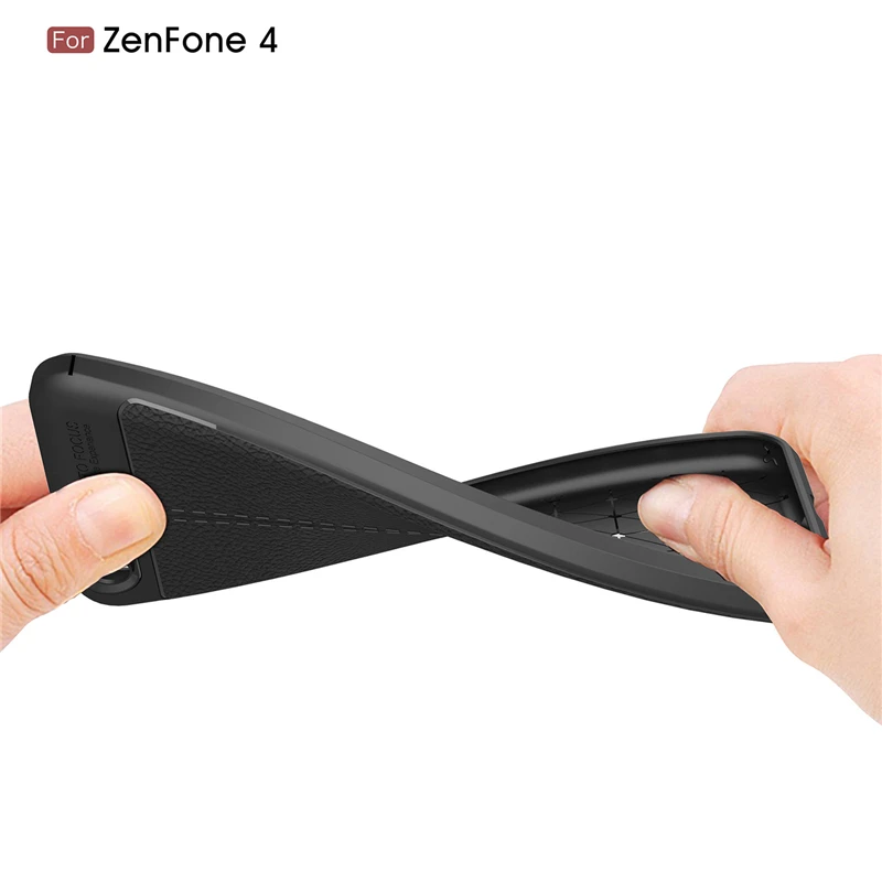 Litchi strip silicone case for Asus Zenfone 4 ZE554KL (8)