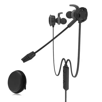 

In Ear Headphone Stereo Bass Noise Cancelling Earphone With Mic For PUBG PC Gaming Headset With Mic For Phone PC Notebook