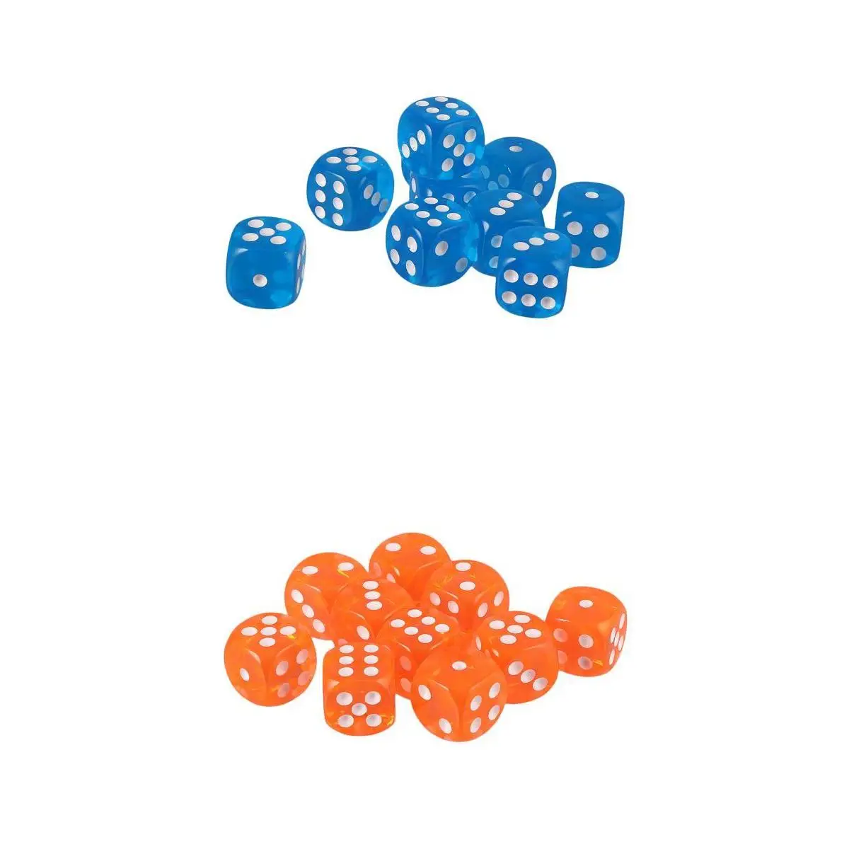 20PCS Polyhedral Dice Set for Dungeons & Dragons Dice Cup Game Board Game White Dot Dice Set
