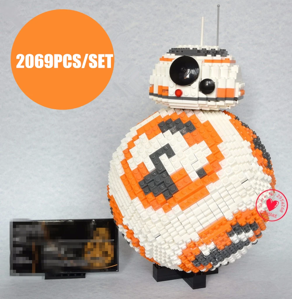 

New MOC Ultimate Collector's BB8 Robots fit legoings star wars figures technic model Building Blocks Bricks diy Toys Gift kid