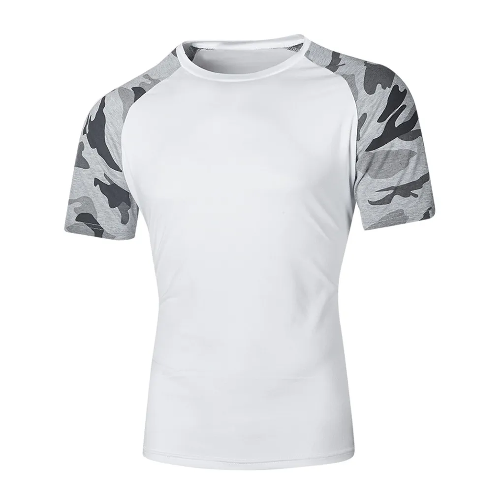 С капюшоном с камуфляжным принтом гимнастическая майка спортивная футболка Для мужчин быстрая прилегающие быстросохнущие лосины для бега футболка Для мужчин Фитнес футболка эластичная Спортивная одежда футболка J4