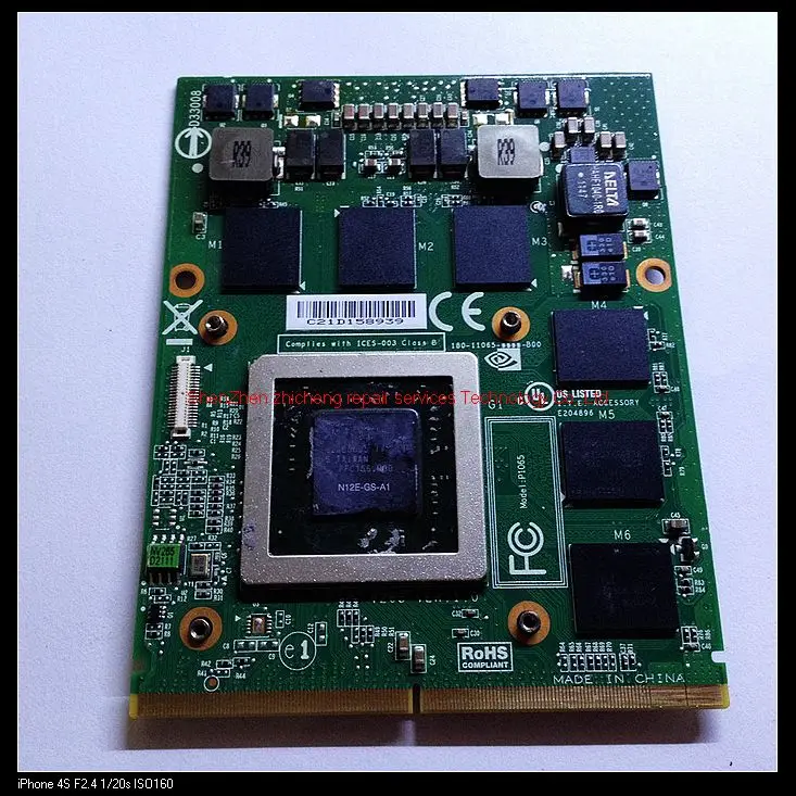 Для DELL M17X R2 ноутбук YT99J 0YT99J N12E-GS-A1 GTX560M GTX 560 M 1,5G DDR5 MXM 3,0 VGA карты Графика карты