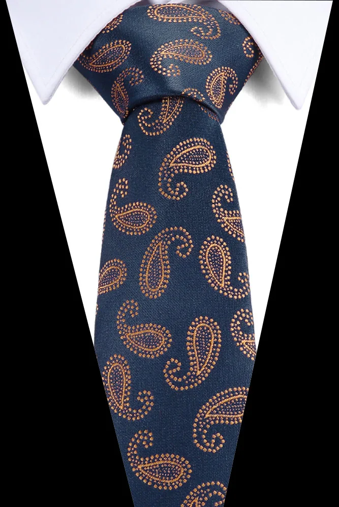Модные узкие галстук для Для мужчин для формальных и деловых встреч и торжеств Шелковый Галстук Человек аксессуары геометрический однотонный жаккард Галстуки тканевые " /7,5 см - Цвет: 120
