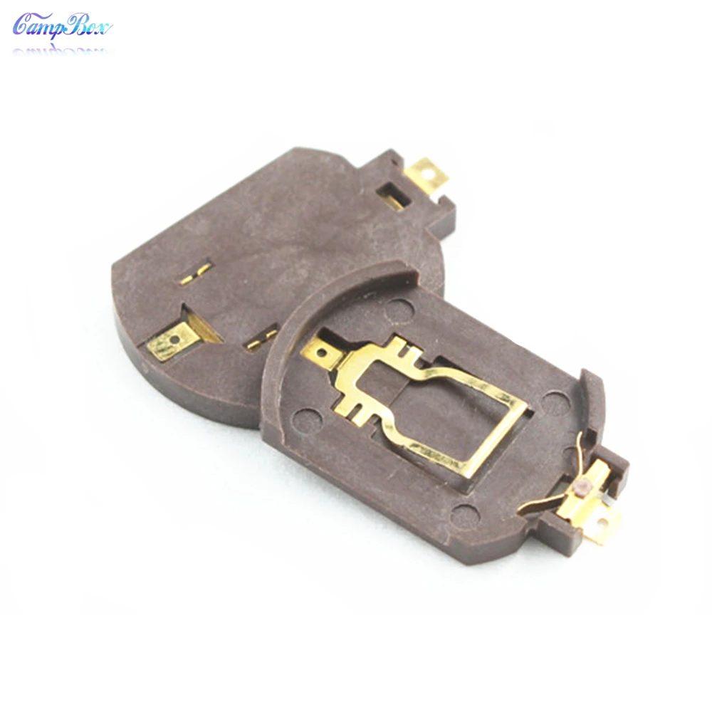 100Pcs SMT CR2016 Coin Button Cell Lithium Battery Case Holder Box Base