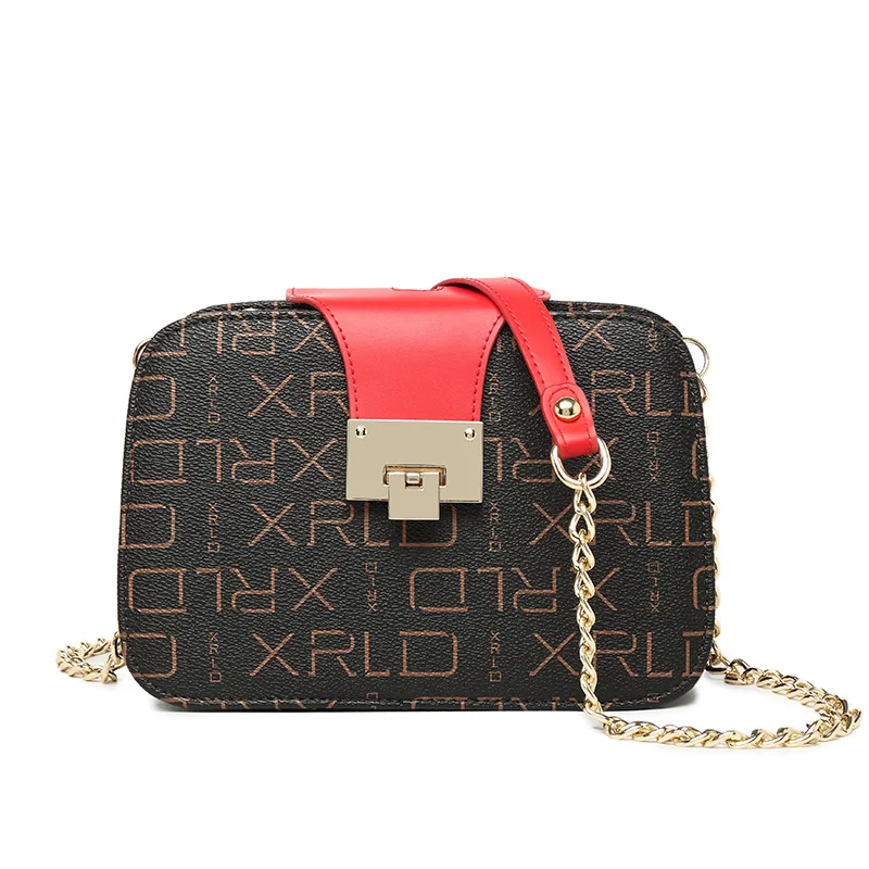 

Bag female 2018 new spring Korean fashion wild chain small square bag multi-layer shoulder Messenger bag packet