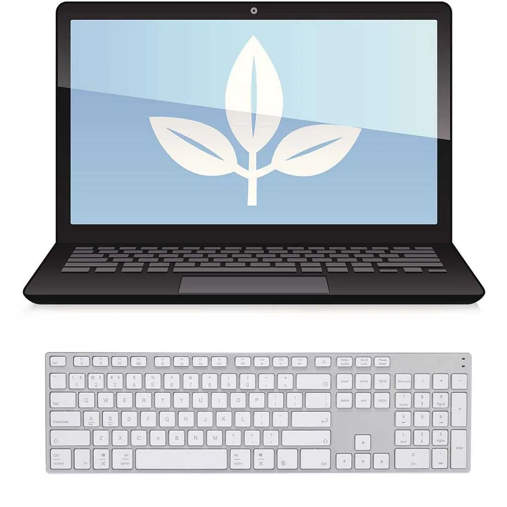  Aluminum Alloy Wireless Bluetooth 3.0 Keyboard for Tablet Laptop Phone Support iOS Windows System N
