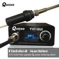 Quick Heating T12 soldering station electronic welding iron 2020 New version STC T12 OLED Digital Soldering Iron T12-952 QUICKO 1