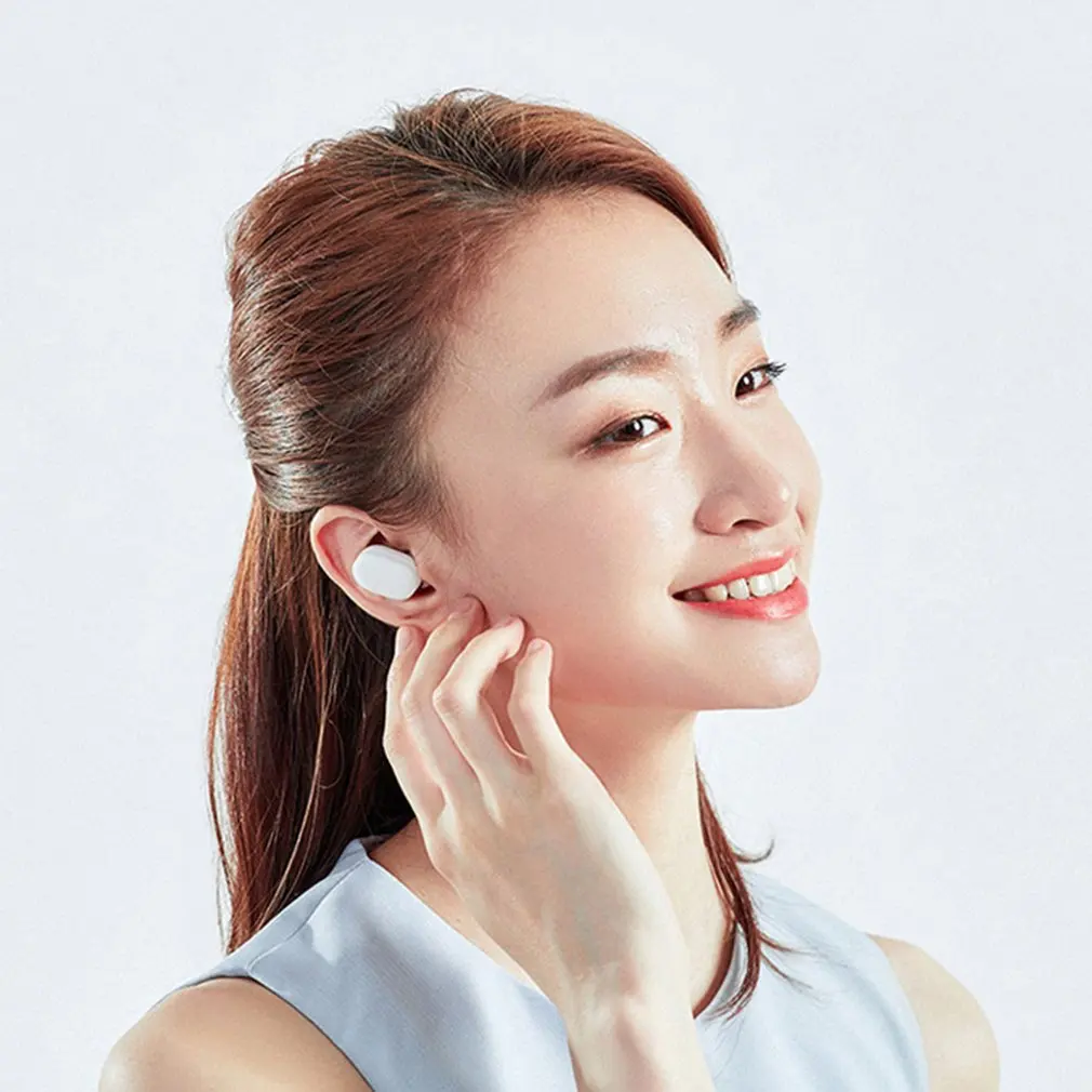 Оригинальные Xiaomi mi AirDots TWS 5,0 Bluetooth наушники bt Молодежная версия Air Dots Беспроводные наушники с mi c и зарядной док-станции