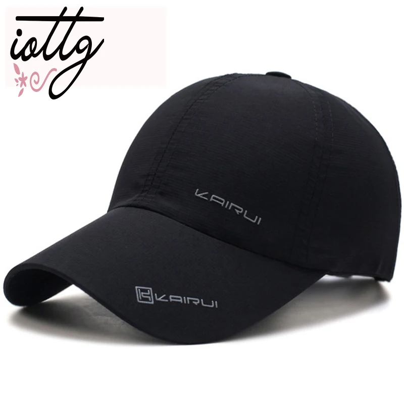 

IOTTG New Simple Style Quick-drying Baseball Cap Sun Hats Unisex UV Protection Snapback Outdoor Leisure Sport Caps Dad Hats