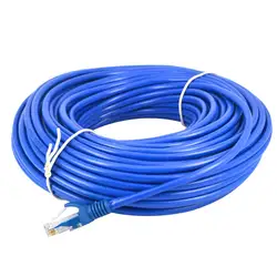 Синий 26 м 100FT RJ45 CAT5 CAT5E Ethernet локальная сеть работает Шнур кабель синхронизации линии сетевой кабель Шнур для портативного компьютера