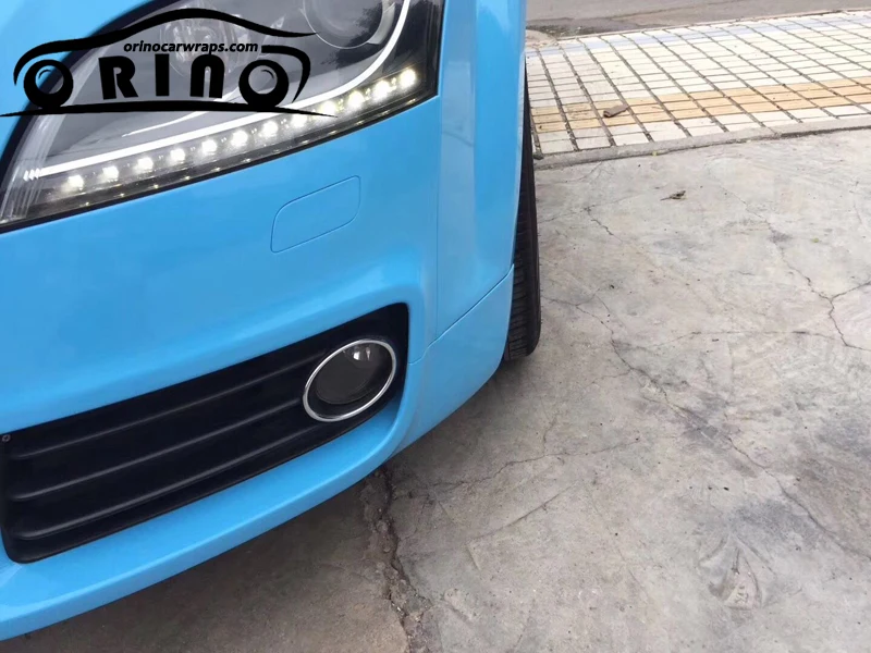 Glossy Blue Crystal Vinyl Wrap-4
