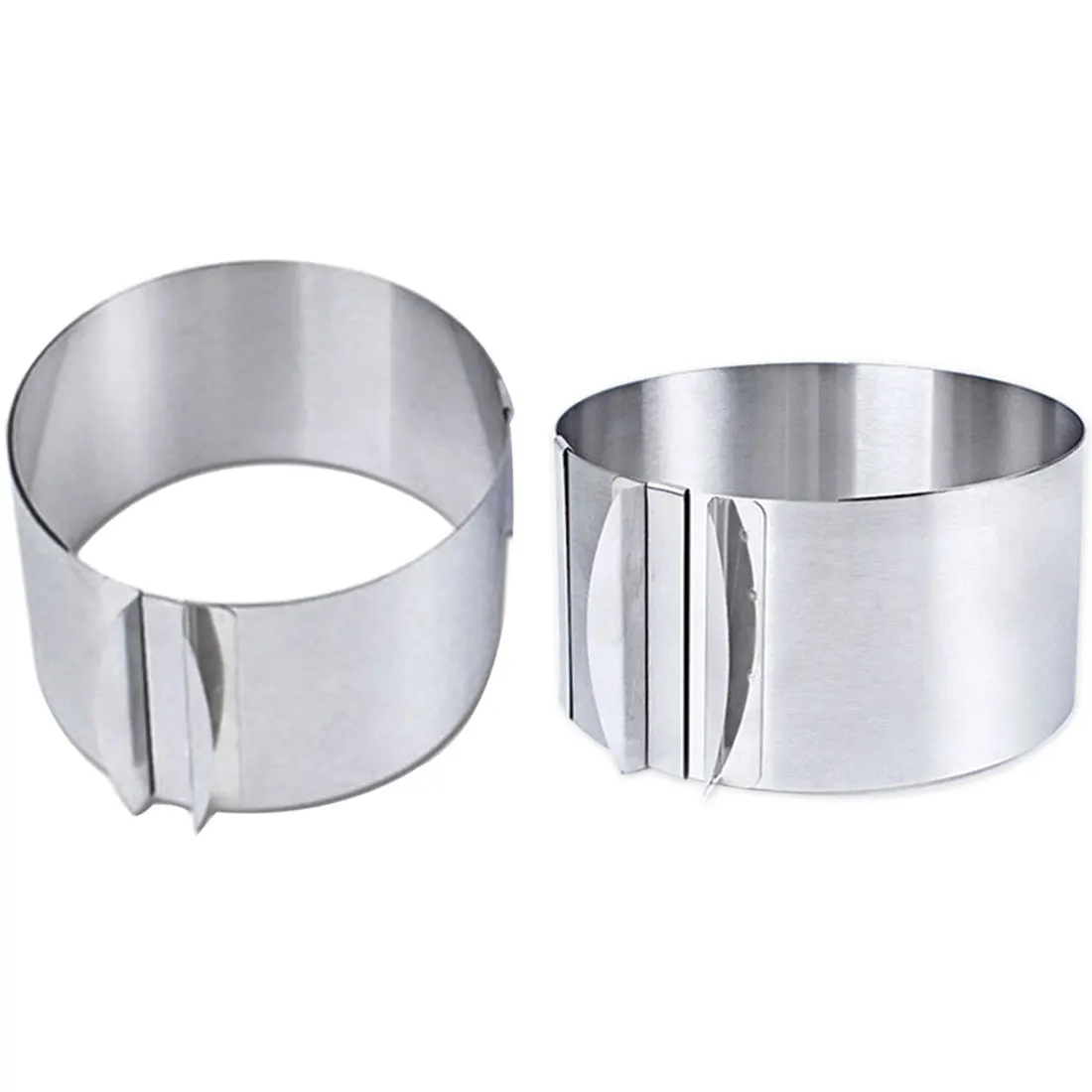 

Mousse Circle Mold Round Cookies Fondant Cake Mold Stainless Steel Cutting Machine Pastry Tools Bakeware Adjustable Cake