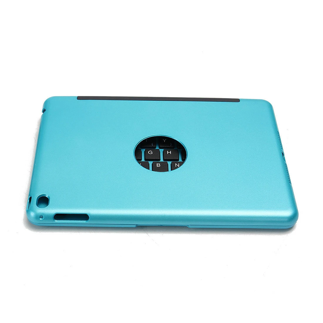 Для Ipad Mini 4 Bluetooth 3,0 клавиатура с тонкий чехол и usb-кабель для зарядки - Цвет: Синий