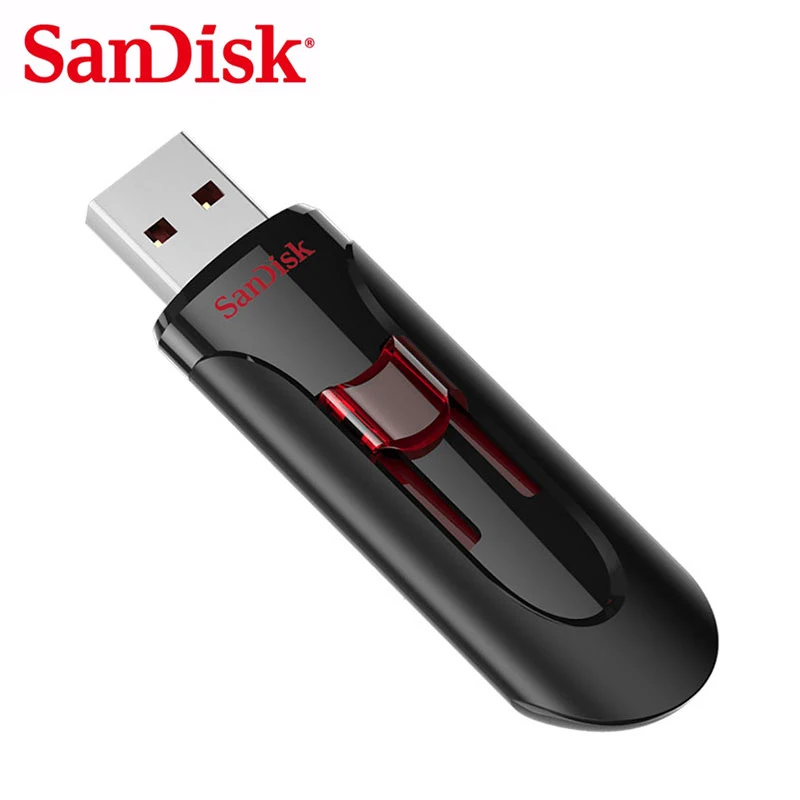 

SanDisk USB Flash Drive 64GB 128GB Pen Drive 16GB 32GB USB3.0 Memory Stick 256GB Mini USB Key Cruzer Glide CZ600 For Smart TV/PC