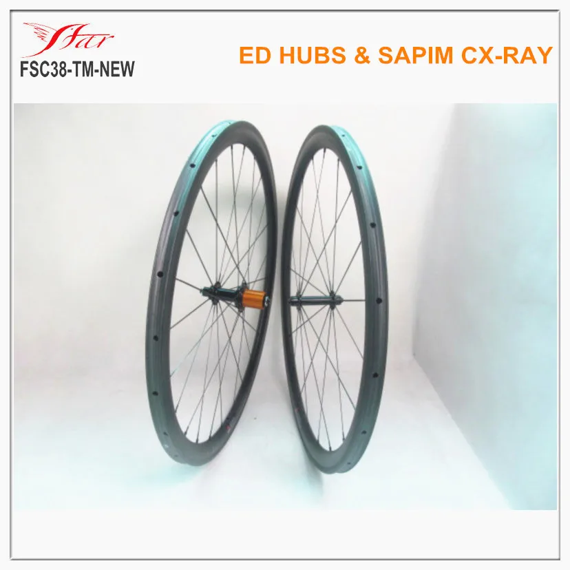 

Super light 700C toray carbon fiber wheels , 38mm / 50mm /60mm / 88mm depth carbon tubular road cycling wheels , ED hubs black