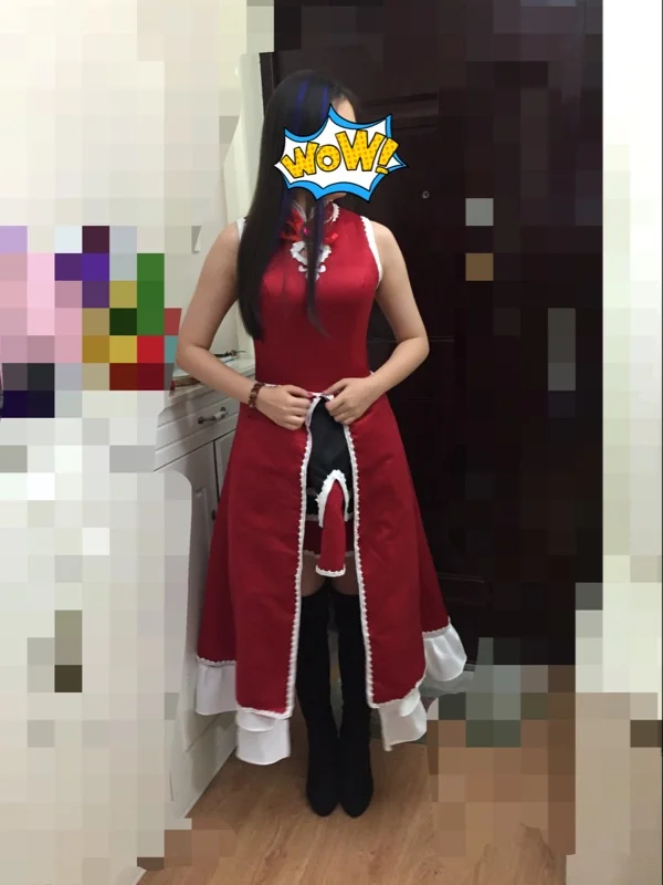 Аниме Puella Magi Madoka Magica Сакура Кёко косплей костюм красный костюм|cosplay costume|costume redkyoko