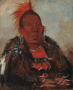 

Artist perfect oil painting handpainted on canvas : A indigenous people #free shipping