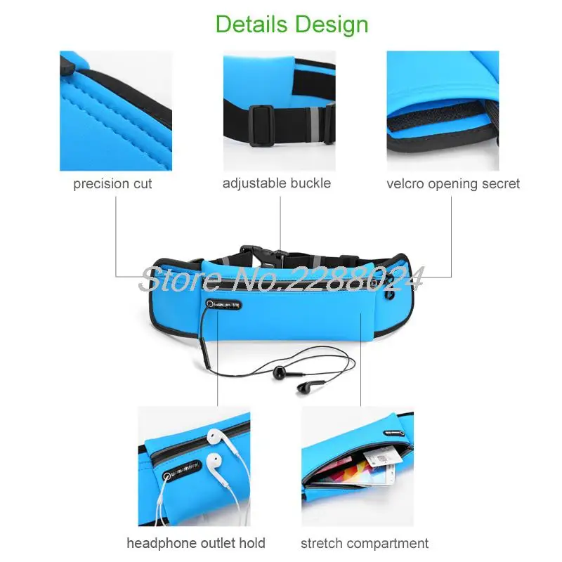 Чехол на поясной ремень для телефона чехол спорта бега походов сумка Samsung Galaxy S10