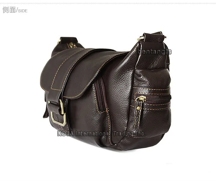 Женская сумка мессенджер из натуральной кожи коричневого цвета 2019|bags for women