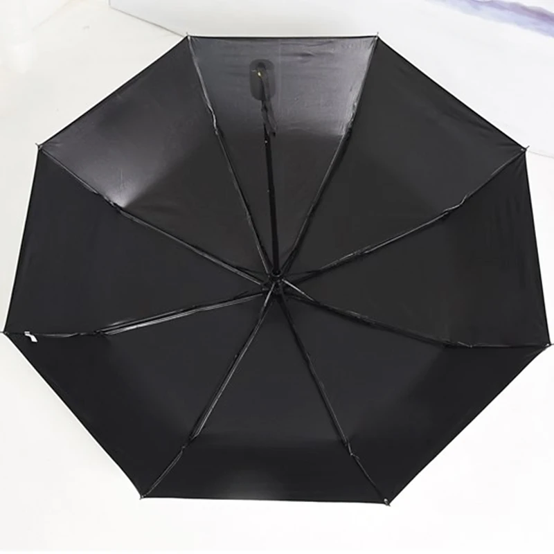 Портативный Женский зонтик с формулой, черный зонт, маленький трехслойный зонт от солнца, математический зонт, защищающий от ультрафиолетовых лучей, непромокаемый складной зонт