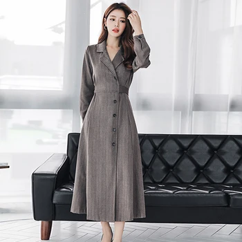 

Fashion women comfortable warm slim long coat new arrival high quality temperament outerwear holiday outdoor formal trend trench
